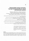 Research paper thumbnail of Photosynthetic Energy Conversion: Hydrogen Photoproduction by Natural and Biomimetic Means