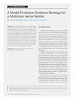 Research paper thumbnail of A Model Predictive Guidance Strategy for a Multirotor Aerial Vehicle