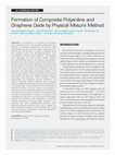 Research paper thumbnail of Formation of Composite Polyaniline and Graphene Oxide by Physical Mixture Method