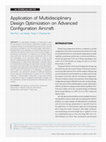 Research paper thumbnail of Application of Multidisciplinary Design Optimization on Advanced Configuration Aircraft