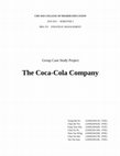 Research paper thumbnail of CHU HAI COLLEGE OF HIGHER EDUCATION The Coca-Cola Company