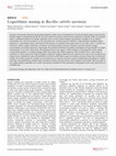 Research paper thumbnail of Logarithmic sensing in Bacillus subtilis aerotaxis