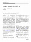 Research paper thumbnail of Development and analysis of EST-SSRs for flax (Linum usitatissimum L.)