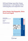 Research paper thumbnail of SSR-based linkage map of flax (Linum usitatissimum L.) and mapping of QTLs underlying fatty acid composition traits