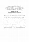 Research paper thumbnail of I. VIVAS SAINZ, "Nuevos enfoques en la investigación del arte egipcio: el artista en su contexto", en A. Pérez Largacha, I. Vivas Sainz, Egiptología Ibérica en 2017. Estudios y nuevas perspectivas, Cuenca 2017.