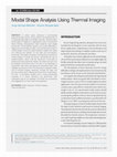 Research paper thumbnail of Modal Shape Analysis Using Thermal Imaging