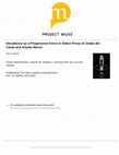 Research paper thumbnail of Decadence as a Progressive Force in Select Prose of Julián del Casal and Amado Nervo