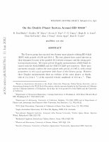 Research paper thumbnail of On the Double-Planet System around HD 83443