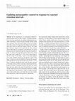 Research paper thumbnail of Updating metacognitive control in response to expected retention intervals