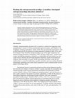 Research paper thumbnail of Pushing the entrepreneurial prodigy: Canadian Aboriginal entrepreneurship education initiatives