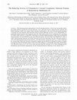 Research paper thumbnail of The Reducing Activity of Glutaredoxin 3 toward Cytoplasmic Substrate Proteins Is Restricted by Methionine 43 †