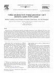 Research paper thumbnail of Cellular and plasma levels of human glutaredoxin 1 and 2 detected by sensitive ELISA systems