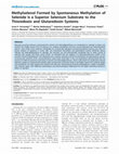 Research paper thumbnail of Methylselenol Formed by Spontaneous Methylation of Selenide Is a Superior Selenium Substrate to the Thioredoxin and Glutaredoxin Systems