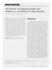 Research paper thumbnail of The Effects of Scalloping Width and Position on Jet Mixing of Lobed Nozzles