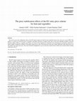 Research paper thumbnail of The price stabilization effects of the EU entry price scheme for fruit and vegetables