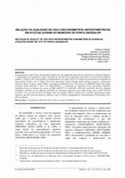 Research paper thumbnail of RELAÇÃO DA QUALIDADE DE VIDA COM PARÂMETROS ANTROPOMÉTRICOS EM ATLETAS JUVENIS DO MUNICÍPIO DE PONTA GROSSA-PR-DOI: 10.4025/ …