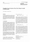 Research paper thumbnail of Probability Density Function of Four Wave Mixing Crosstalk in WDM Systems