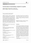 Research paper thumbnail of Sectorial analysis of nanotechnology companies in Argentina