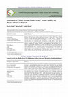 Research paper thumbnail of Assessment of Çinarli Stream (Hafik -Sivas)'S Water Quality via Physico-Chemical Methods