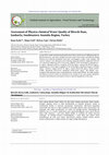 Research paper thumbnail of Assessment of Physico-chemical Water Quality of Birecik Dam, Şanlıurfa, Southeastern Anatolia Region, Turkey