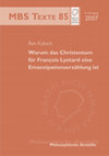 Research paper thumbnail of Warum das Christentum für François Lyotard eine Emanzipationserzählung ist