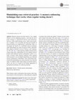 Research paper thumbnail of Diminishing-cues retrieval practice: A memory-enhancing technique that works when regular testing doesn't