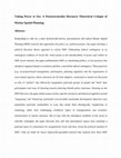 Research paper thumbnail of Taking Power to Sea: A Poststructuralist Discourse Theoretical Critique of Marine Spatial Planning