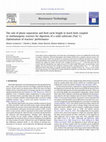 Research paper thumbnail of The role of phase separation and feed cycle length in leach beds coupled to methanogenic reactors for digestion of a solid substrate (Part 1): Optimisation of reactors’ performance