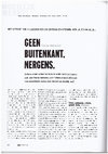 Research paper thumbnail of Geen buitenkant. Nergens.