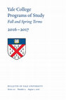 Research paper thumbnail of Yale College Programs of Study