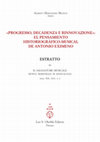 Research paper thumbnail of Progresso, decadenza, rinnovazione. El pensamiento historiográfico-musical de Antonio Eximeno