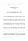 Research paper thumbnail of Understanding of Test Anxiety, Its Sources and Ways to Handle It in Services Selection Board