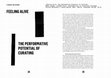 Research paper thumbnail of Feeling Alive. The Performative Potential of Curating.