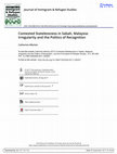 Research paper thumbnail of Contested Statelessness in Sabah, Malaysia: Irregularity and the Politics of Recognition