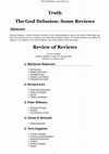 Research paper thumbnail of The God Delusion Some Reviews