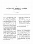 Research paper thumbnail of MINOANISATION AND MYCENAEANISATION: A COMMENTARY