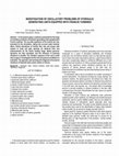 Research paper thumbnail of INVESTIGATION OF OSCILLATORY PROBLEMS OF HYDRAULIC GENERATING UNITS EQUIPPED WITH FRANCIS TURBINES