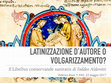 Research paper thumbnail of Latinizzazione d'autore o volgarizzamento? Il “Libellus conservande sanitatis” di Taddeo Alderotti (Scuola Normale Superiore, 22 maggio 2017)