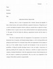 Research paper thumbnail of Order 478585 organizational behavior