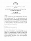 Research paper thumbnail of ETHNO-NATIONAL MOVEMENTS AND NATIONAL INTEGRITY IN PAKISTAN