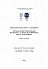 Research paper thumbnail of (Dissertação de Mestrado) Omina Mortis Juliorum Claudiorum: expressão da mentalidade religioso-cultural e da memória colectiva Romana