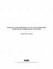 Research paper thumbnail of Perspectives on the String Quartet No. 3 by Georg Friedrich Haas and the idea of a common practice in new music