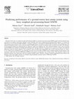 Research paper thumbnail of Predicting performance of a ground-source heat pump system using fuzzy weighted pre-processing-based ANFIS