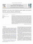 Research paper thumbnail of Modelling of a new solar air heater through least-squares support vector machines