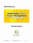 Research paper thumbnail of Performance Driven Project Management