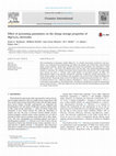 Research paper thumbnail of Effect of processing parameters on the charge storage properties of MgCo 2 O 4 electrodes