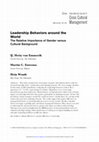 Research paper thumbnail of Leadership Behaviors around the World: The Relative Importance of Gender versus Cultural Background