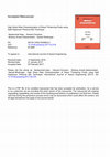 Research paper thumbnail of Accepted Manuscript High Strain Rate Characterization of Shear Thickening Fluids using Split Hopkinson Pressure Bar Technique