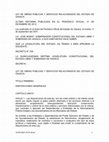 Research paper thumbnail of LEY DE OBRAS PÚBLICAS Y SERVICIOS RELACIONADOS DEL ESTADO DE OAXACA