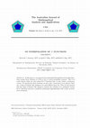 Research paper thumbnail of The Australian Journal of Mathematical Analysis and Applications ON INTERPOLATION OF L 2 FUNCTIONS